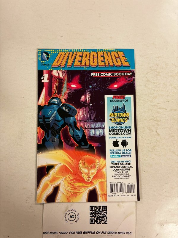 Divergence FCBD #1 (DC Comics), raw comic book in NM condition — front cover
