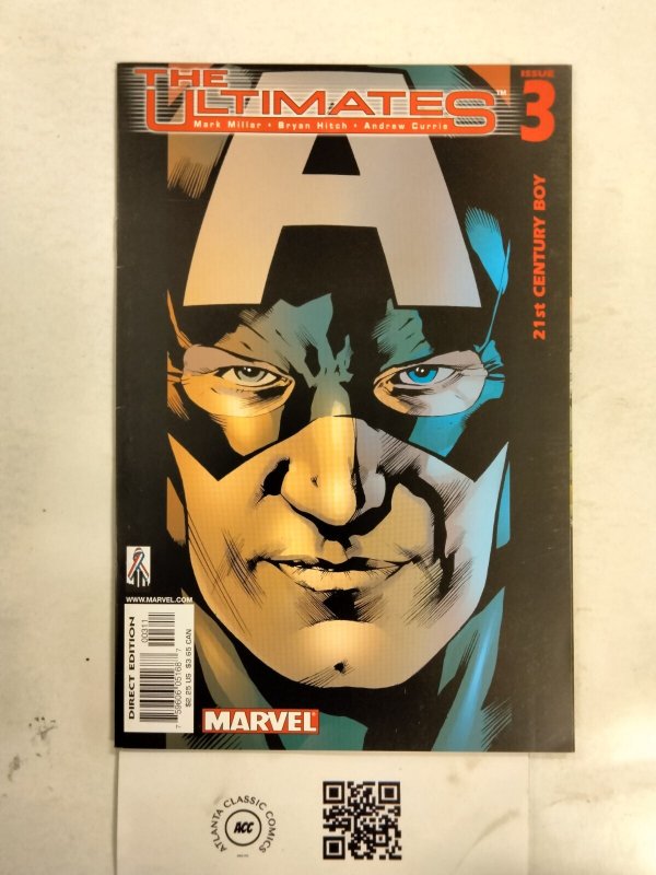 The Ultimates #3 (Marvel Comics, 2002), raw comic book in NM condition — front cover