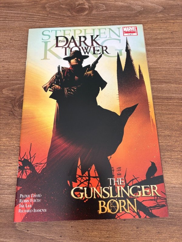 Lot of 7 Dark Tower Gunslinger Born Marvel Comic Books # 1 2 3 4 5 6 7 NM 1 J481 (Marvel Comics), raw comic book in NM condition — front cover