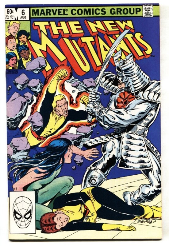 New Mutants #6 - 1983 - Marvel - Vf/nm - Comic Book (Marvel Comics, 1983), raw comic book in VF/NM condition — front cover