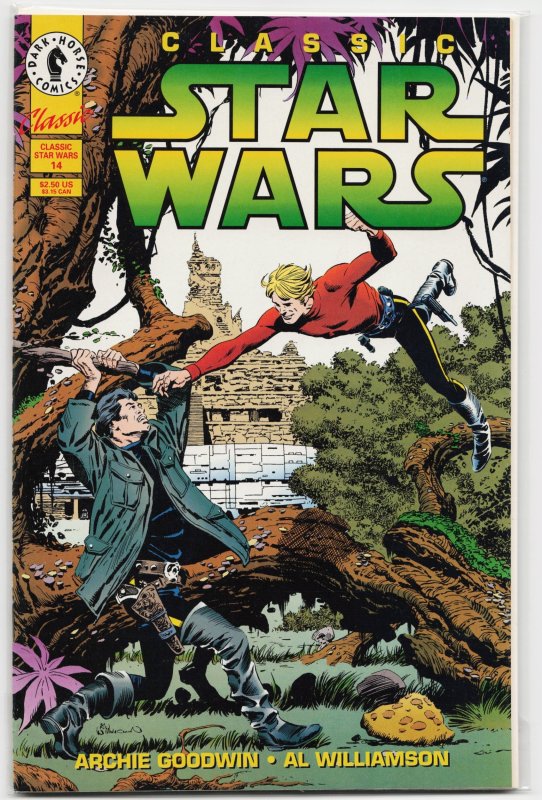Classic Star Wars #14 (Dark Horse Comics, 1993), raw, ungraded comic book — front cover