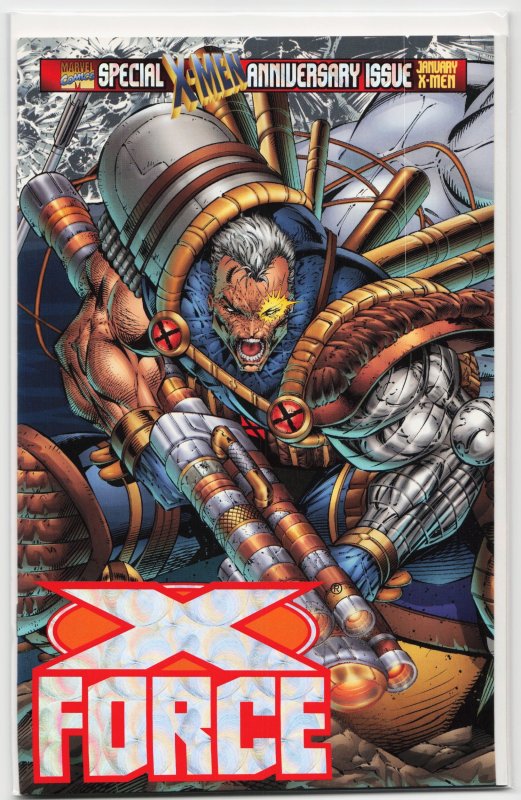X-Force #50 (Marvel Comics, 1996), raw, ungraded comic book — front cover