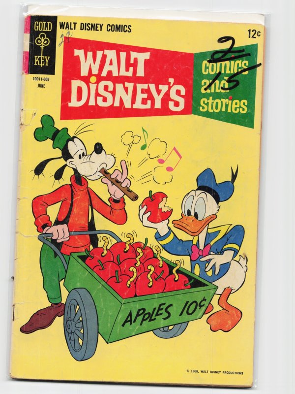 Walt Disney's Comics and Stories #333 (Gold Key, 1968), raw, ungraded comic book — front cover