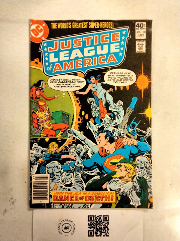 Justice League of America #180 (DC Comics), raw comic book in VF condition — front cover