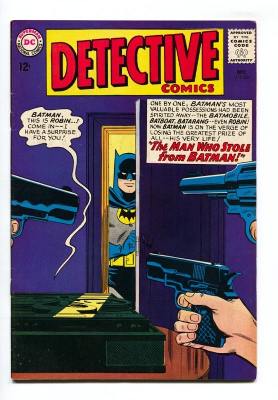 Detective #334 (DC Comics), raw comic book in VF- condition — front cover