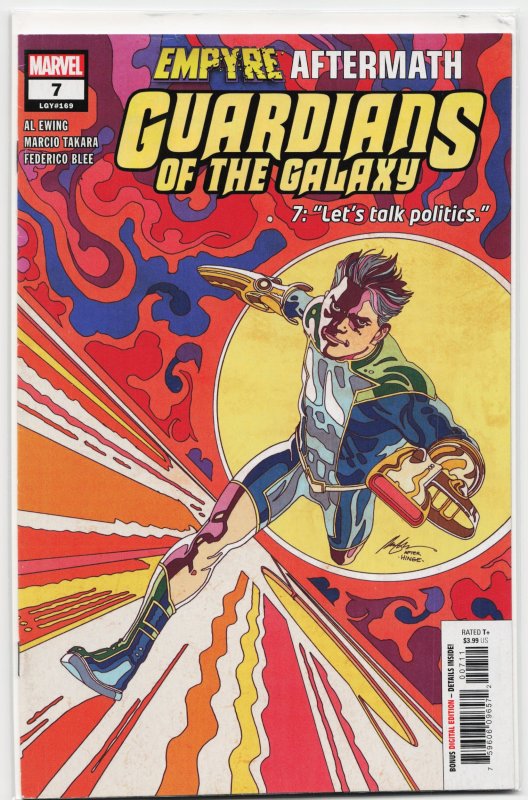 Guardians of the Galaxy #7 (Marvel Comics, 2020), raw, ungraded comic book — front cover
