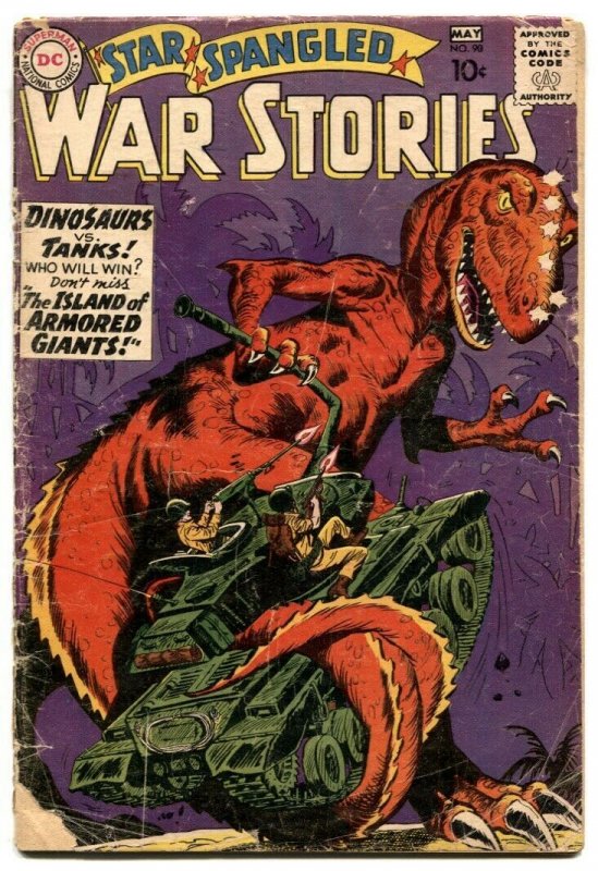 Star Spangled War Stories #90 (DC Comics, 1960), raw, ungraded comic book — front cover
