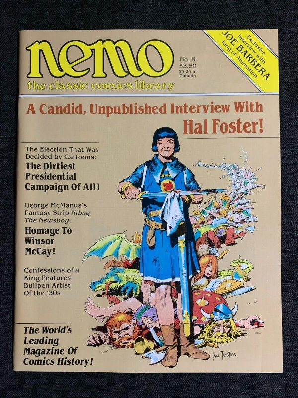 1984 Nemo Classic Comics Library #9 (1984), raw comic book in 7.0 condition — front cover