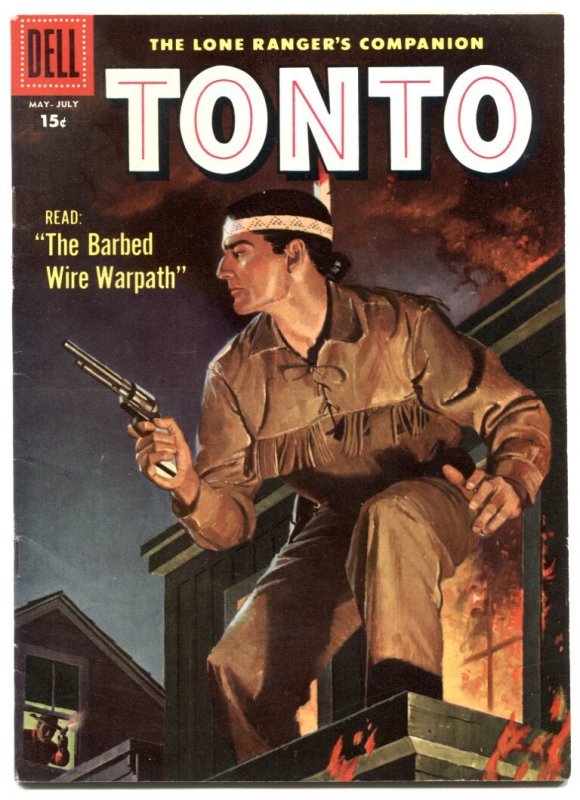 Tonto #27 (Dell Comics, 1957), raw comic book in VF condition — front cover