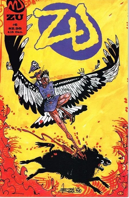 ZU #6, raw, ungraded comic book — front cover