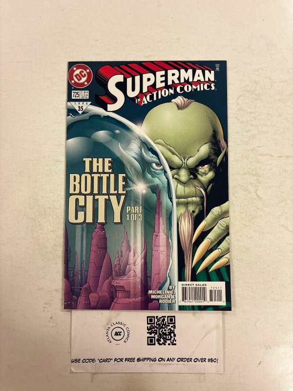 Action Comics #725 (DC Comics), raw comic book in NM condition — front cover