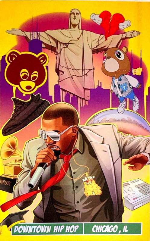 Downtown Hip Hop #6, raw, ungraded comic book — front cover