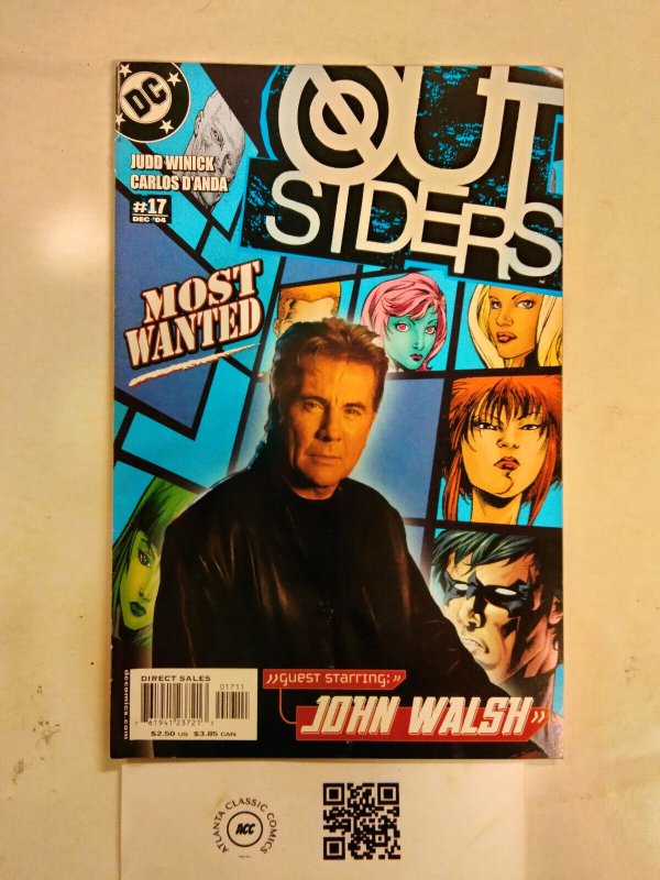 Outsiders #17 (DC Comics, 1995), raw comic book in NM condition — front cover