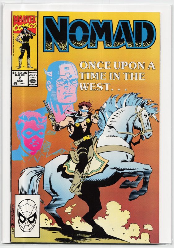 Nomad #2 (1990), raw, ungraded comic book — front cover