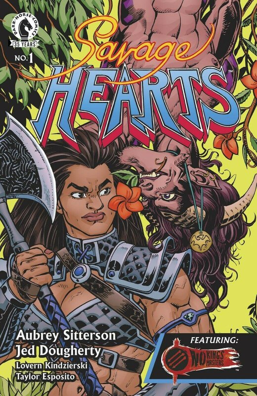 Savage Hearts #1 (Dark Horse Comics, 2021), raw, ungraded comic book — front cover