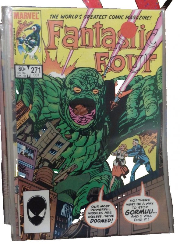 Fantastic Four #271 (Marvel Comics, 1984), raw, ungraded comic book — front cover