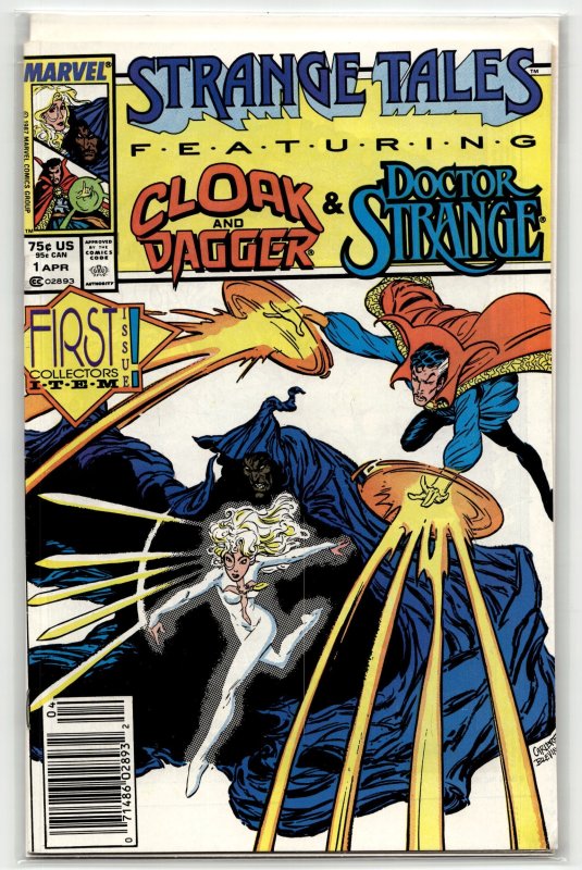 Strange Tales #1 (Marvel Comics, 1987), raw, ungraded comic book — front cover