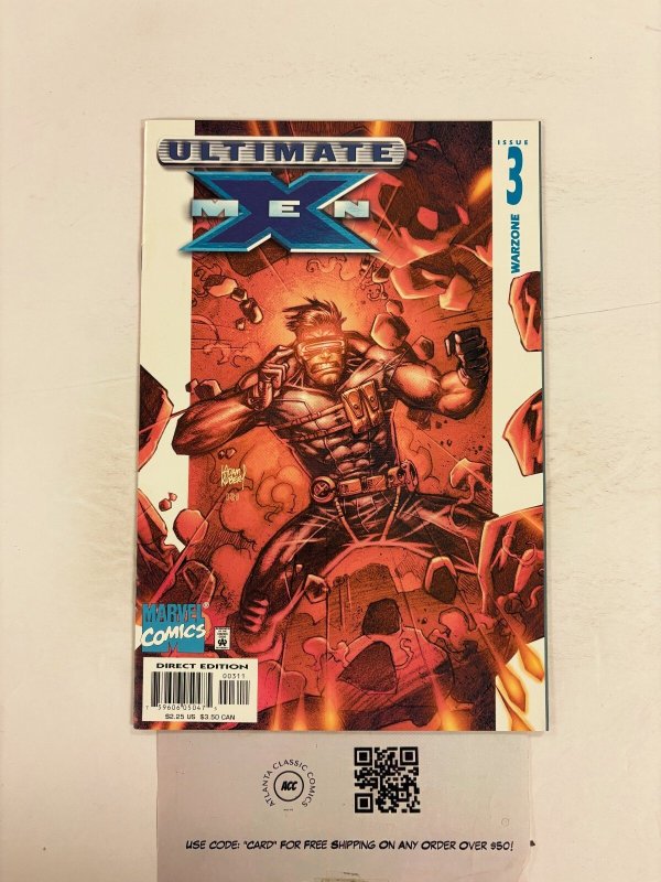 Ultimate X-Men #3 (Marvel Comics, 2001), raw comic book in NM condition — front cover