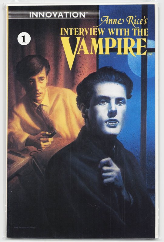 Anne Rice's Interview with the Vampire #1 (Innovation Comics, 1991), raw, ungraded comic book — front cover
