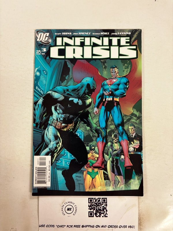 Infinite Crisis #3 (DC Comics, 2006), raw comic book in NM condition — front cover