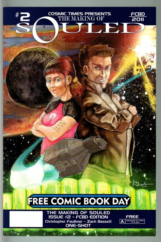 Souled #2, raw comic book in NM condition — front cover