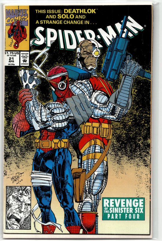 Spider-Man #21 (Marvel Comics, 1992), raw, ungraded comic book — front cover