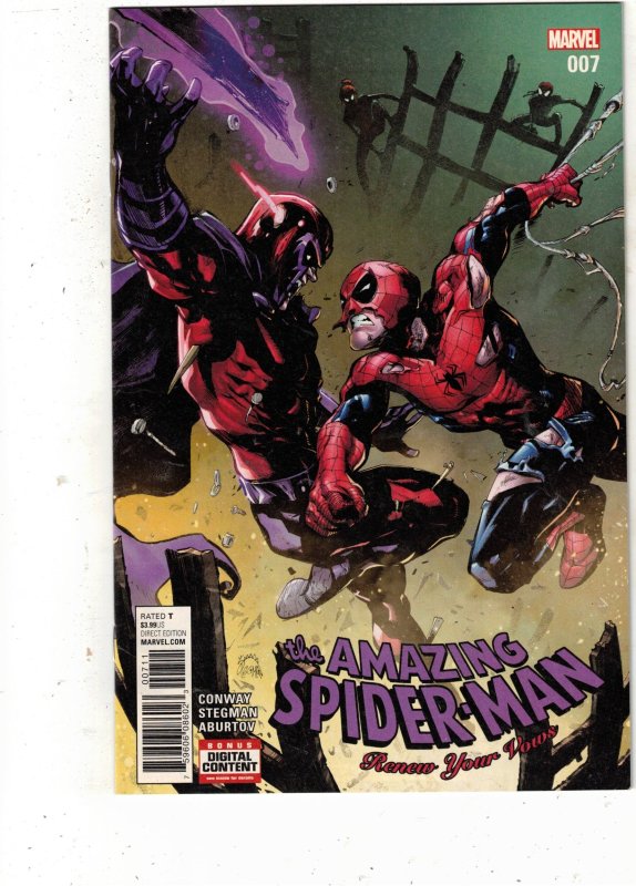Amazing Spider-Man: Renew Your Vows #7 (2017), raw comic book in NM condition — front cover