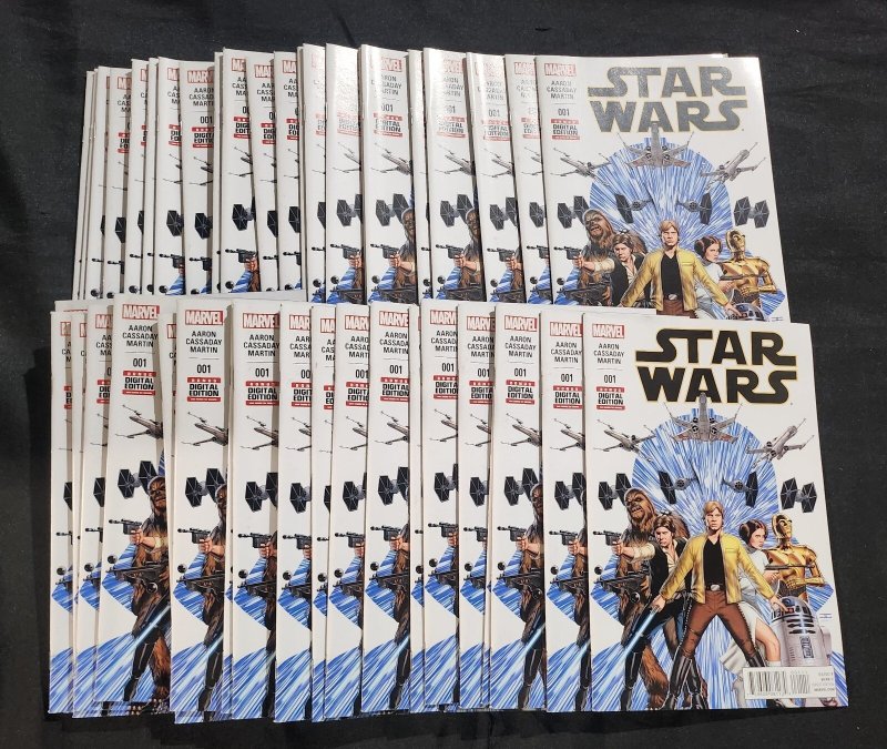 Star Wars #1 (Marvel Comics, 2015), raw, ungraded comic book — front cover