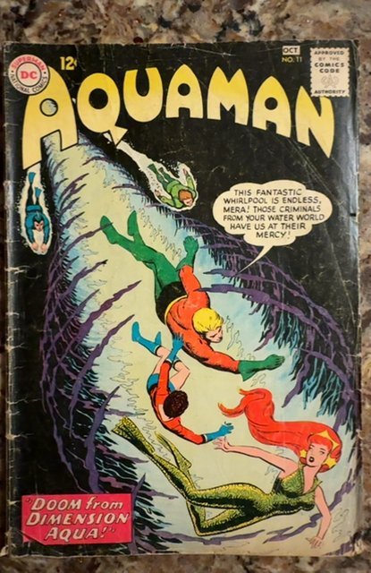 Aquaman #11 (DC Comics, 1963), raw, ungraded comic book — front cover