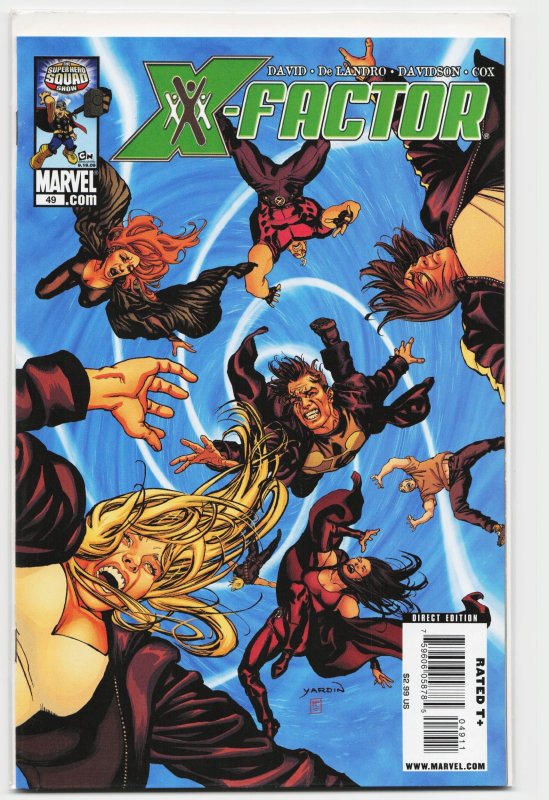 X-Factor #49 (Marvel Comics, 2009), raw, ungraded comic book — front cover