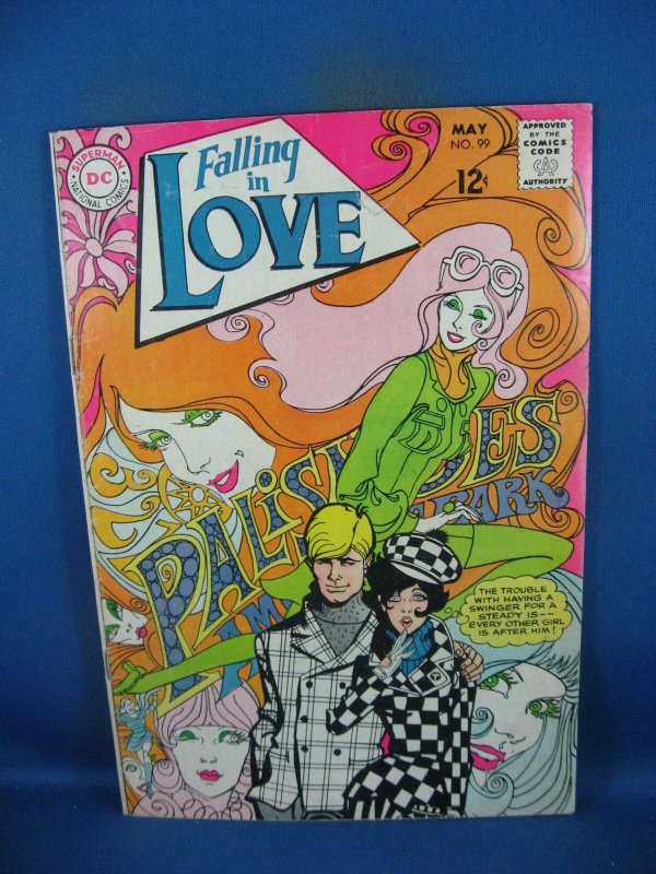 Falling in Love #99 (DC Comics, 1968), raw comic book in VG condition — front cover