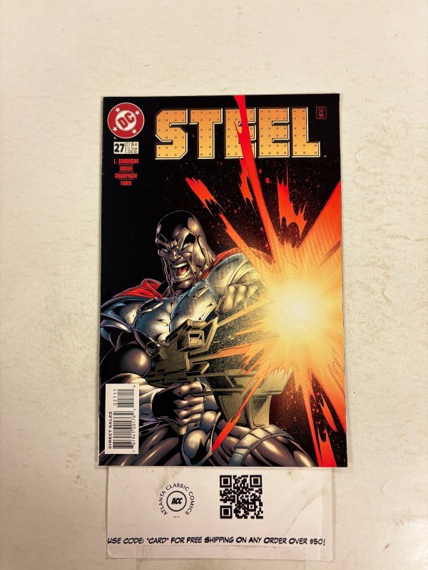 Steel #27 (DC Comics, 1996), raw comic book in NM condition — front cover