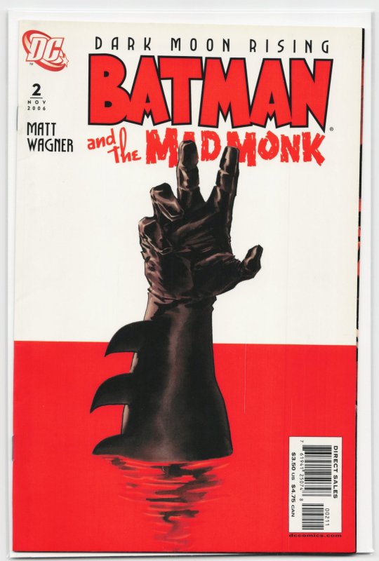 Dark Moon Rising - Batman and the Mad Monk #4 (DC Comics, 2007), raw, ungraded comic book — front cover