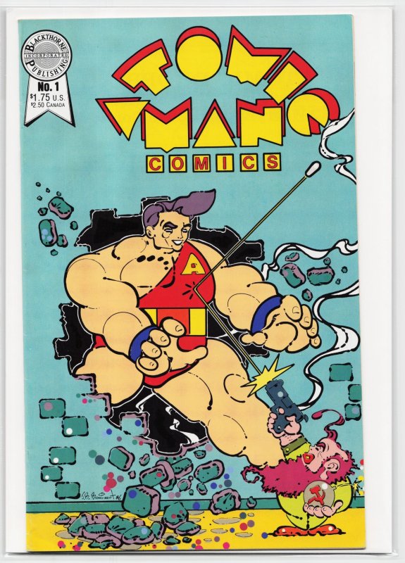 Atomic Man Comics #1 (1986), raw, ungraded comic book — front cover