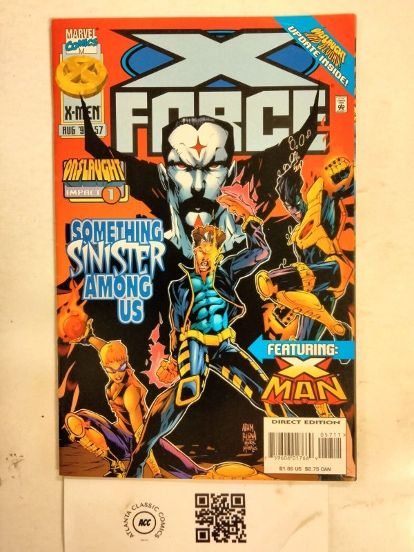 X-Force #57 (Marvel Comics, 1996), raw comic book in NM condition — front cover