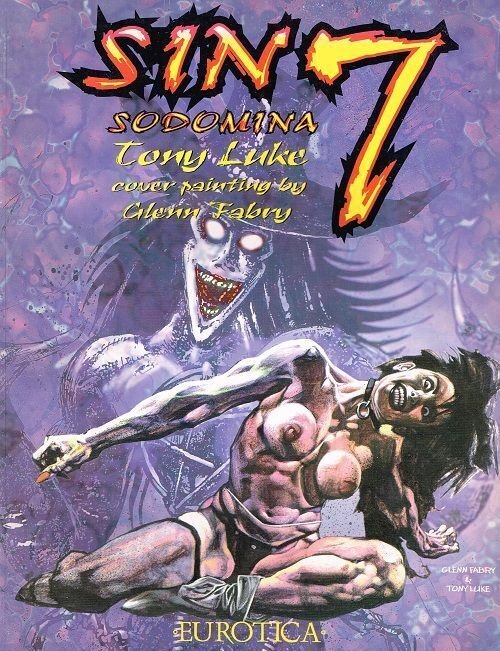 Sin #7, raw, ungraded comic book — front cover