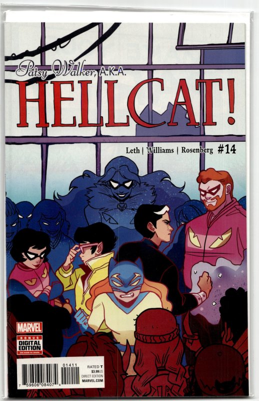 Patsy Walker, A.K.A. Hellcat! #14 (2017), raw, ungraded comic book — front cover