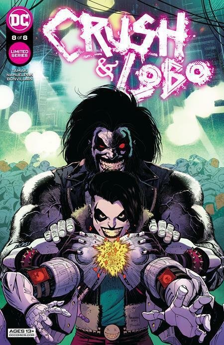 Crush & Lobo #8 (DC Comics, 2022), raw, ungraded comic book — front cover