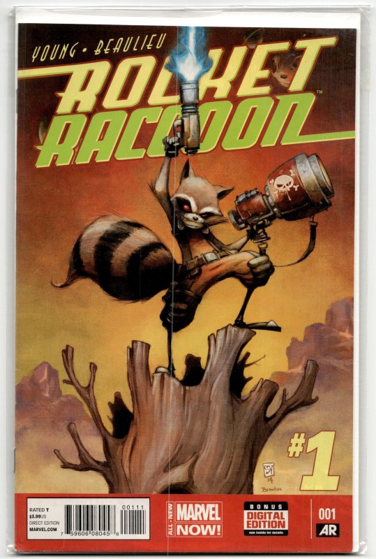 Rocket Raccoon #1 (Marvel Comics, 2014), raw, ungraded comic book — front cover