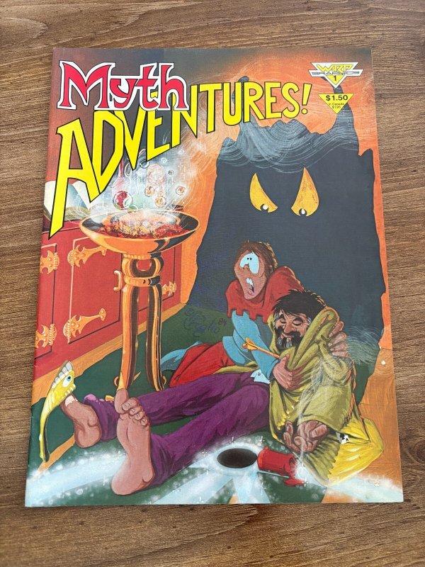 Myth Adventures #1, raw comic book in VF/NM condition — front cover
