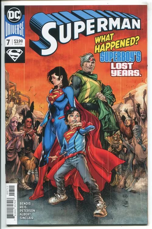 Superman (2018 DC) #7 (2018), raw, ungraded comic book — front cover