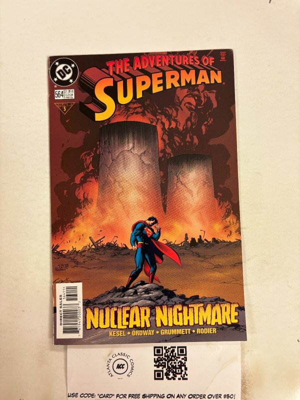 The Adventures of Superman #564 (DC Comics, 1999), raw comic book in NM condition — front cover