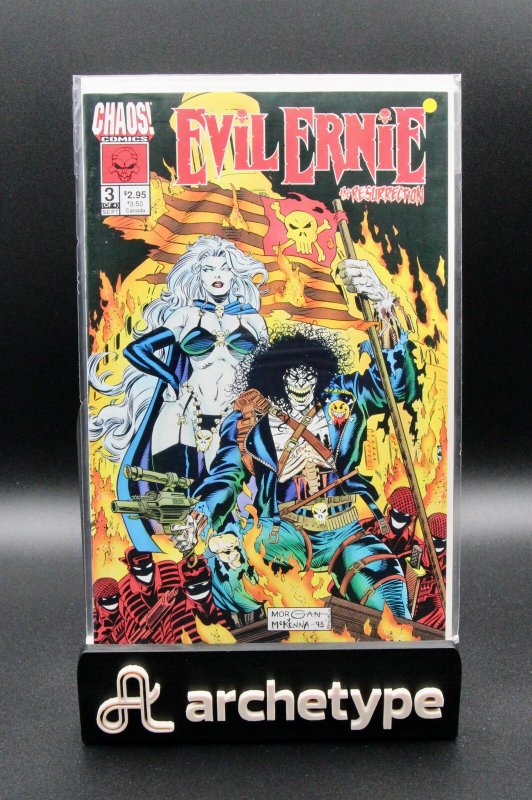 Evil Ernie: The Resurrection: Halloween Apocalypse #3 (1993), raw, ungraded comic book — front cover