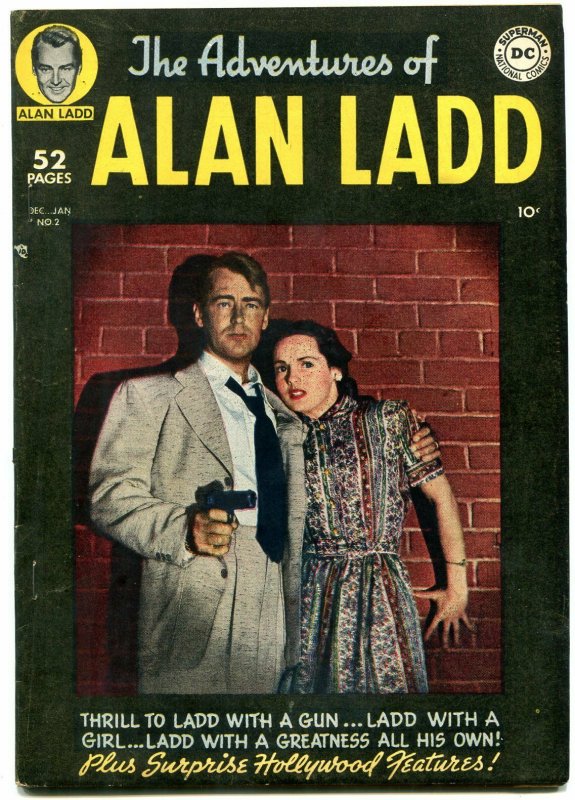 Adventures of Alan Ladd #2 (DC Comics), raw comic book in VF condition — front cover
