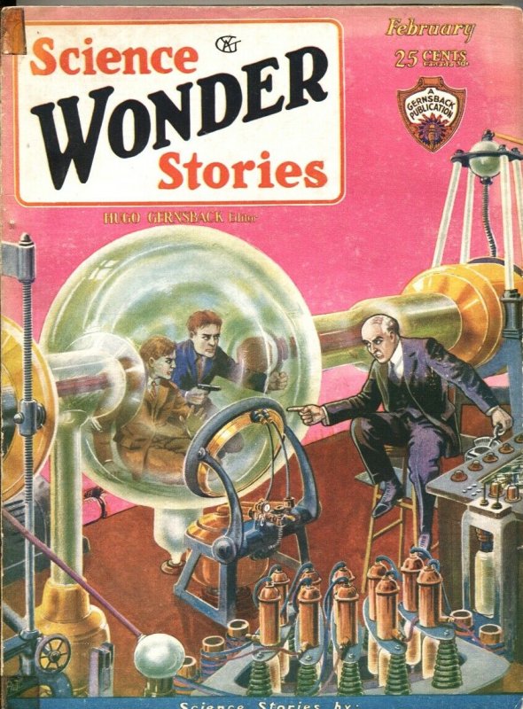 Science Wonder Stories #9 (1930), raw, ungraded comic book — front cover