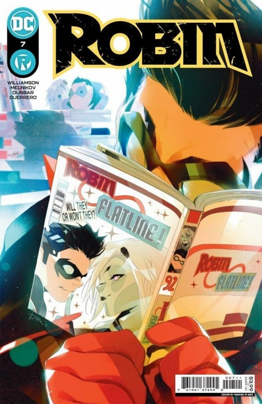 Robin #7 (DC Comics, 2021), raw comic book in NM condition — front cover
