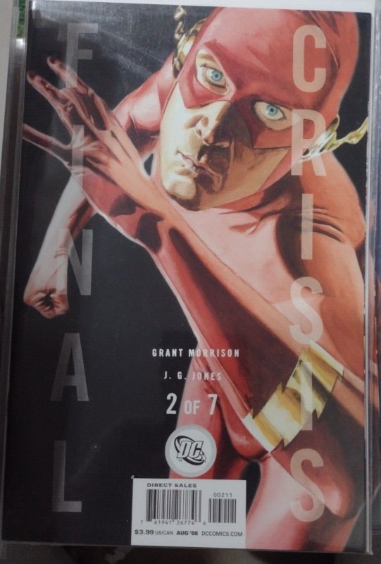 Final Crisis #2 (DC Comics, 2008), raw, ungraded comic book — front cover