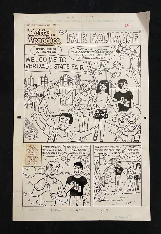 Betty and Veronica #106 (Archie Comics), raw, ungraded comic book — front cover