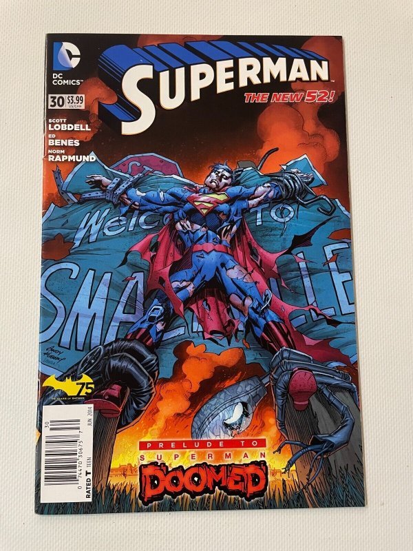 Superman #30 (DC Comics), raw comic book in VF/NM condition — front cover