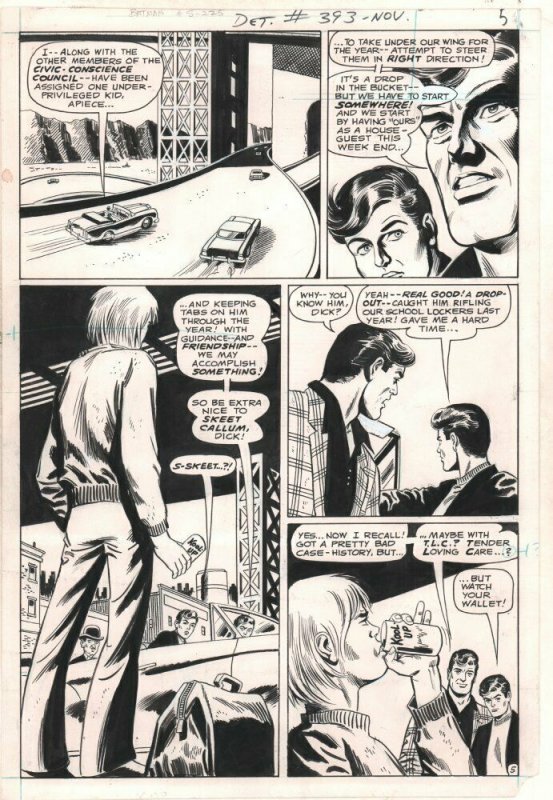 Detective Comics #393 (DC Comics, 1969), raw, ungraded comic book — front cover